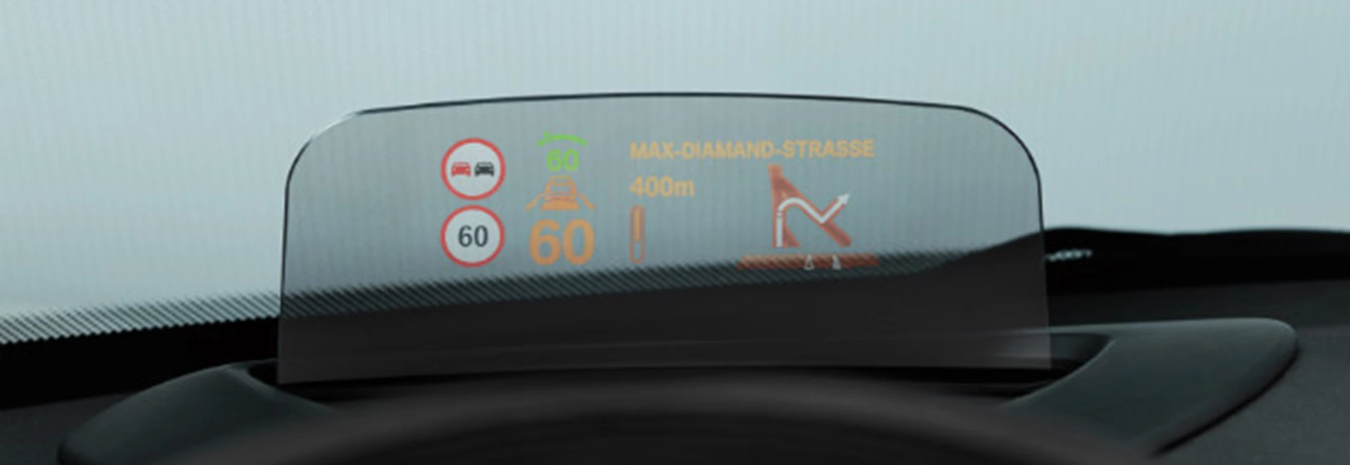 What is a head-up display?